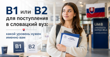 B1 чи B2 для вступу до словацького вишу: який рівень потрібен саме вам